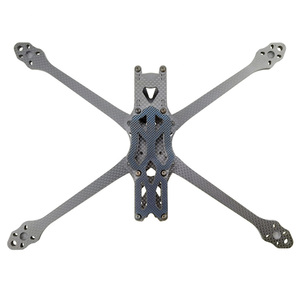 Pfly RC 7-inch ชุดโครงคอร์ดคอบเตอร์คาร์บอนไฟเบอร์พร้อมอุปกรณ์เสริมโดรน5.5มม. สำหรับ APEX FPV ฟรีสไตล์โมเดลแข่งรถ - Product Image 2