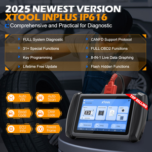 Ip616 obd2 מפתח אוטומטי מתכנת קוד מערכת מלא קורא <span class=keywords><strong>obd</strong></span> סורק obdii סורק כלי מקצועי - Product Image 2