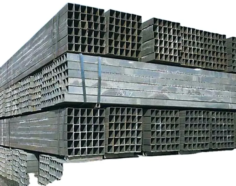 Tubo de acero galvanizado por inmersión en caliente, rectangular, bajo precio, Q345