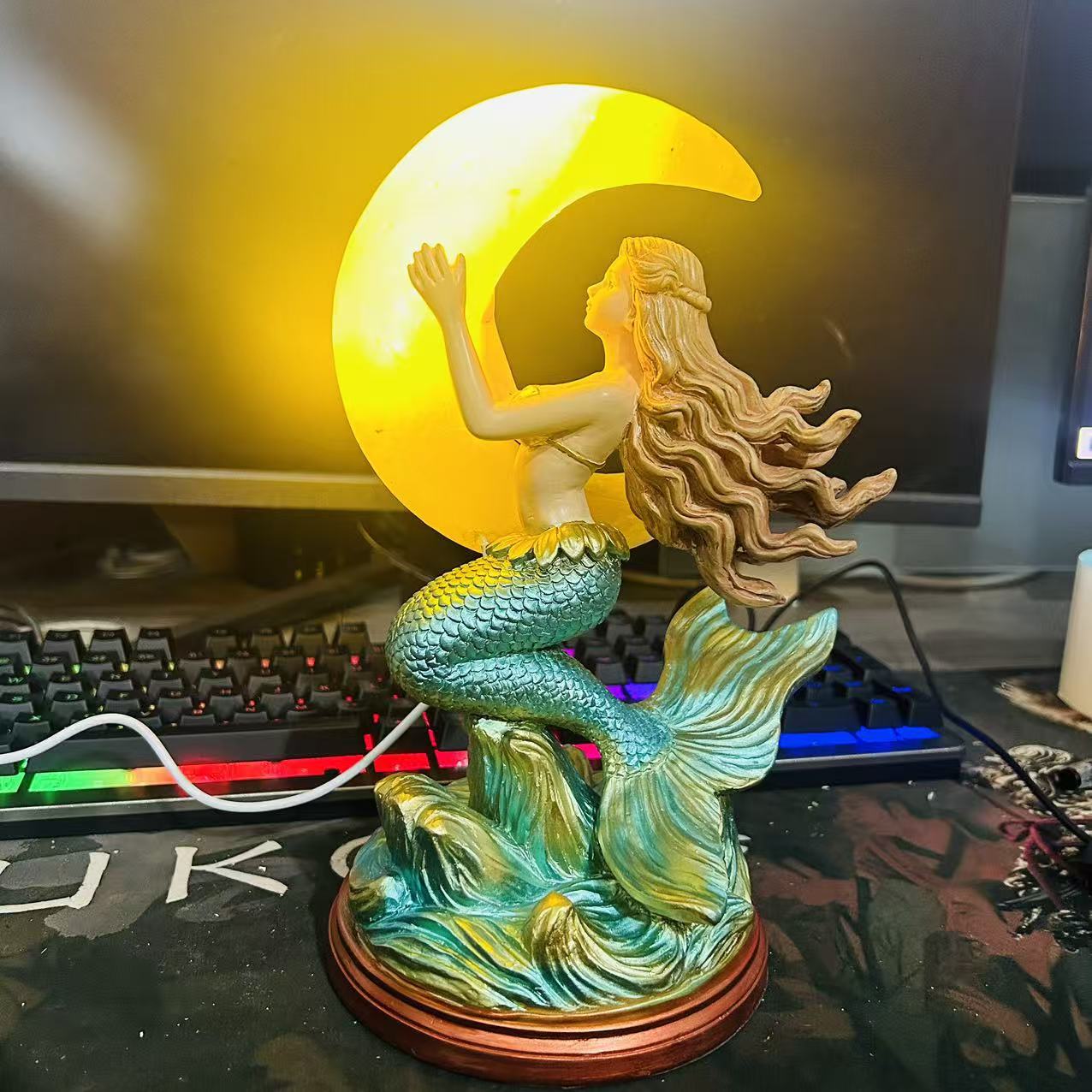 Mermaid Night Light (Large Size) (13*16*254)