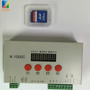 K-1000C новый дизайн Rgb Led контроллер светодиодных USB Sd Card Dmx цифровой контроллер светодиодной ленты - Product Image 2
