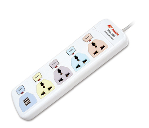 Multi Plug Electrical Switches and <strong>Socket</strong> <strong>Extension</strong> <strong>Multiple</strong> Plug Universal <strong>Extension</strong> - Product Image 1