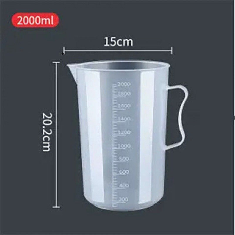 Venta flash por tiempo limitado: taza medidora sin tapa de 2000 ml