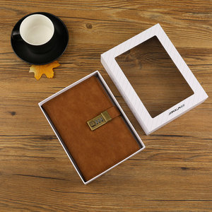 A5 Retro personalizado ocultar anillo imán hojas sueltas carpeta negocio contraseña bloqueo cuaderno regalo conjunto con bolígrafo - Product Image 3