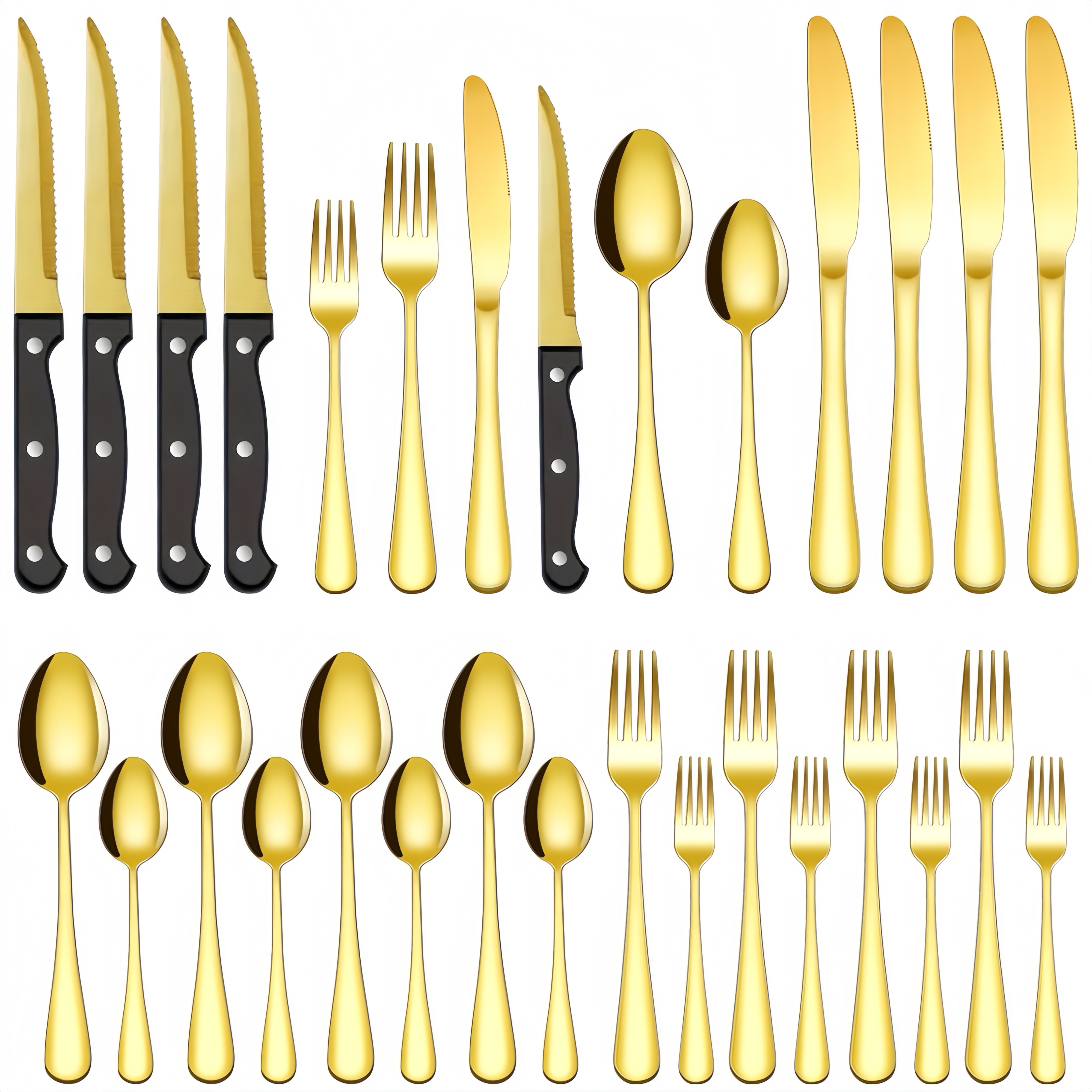 Set de 24 piezas de oro
