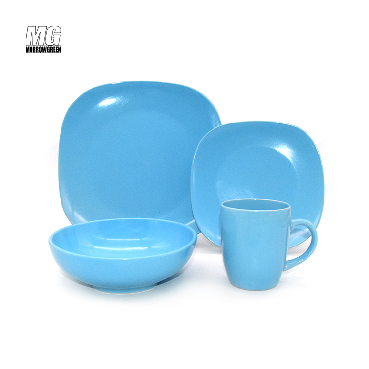 Ceramic Stoneware Porcelain dishes Sets Classic Style dishes Sets Classic Style Crockery 16pcs dinnerware set