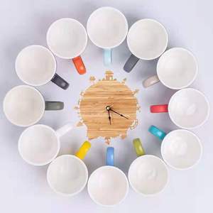 カフェ220ML用ソーサーコーヒーカップ付きホット販売クラシックカプチーノエスプレッソセラミックカップ - Product Image 2
