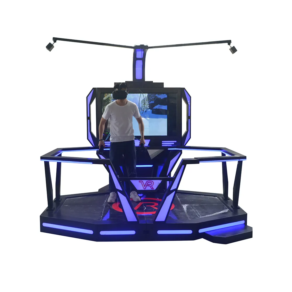 VR Multijugador Shooting Simulator Máquina de juego de arcade 9D VR Shoot Game Simulator