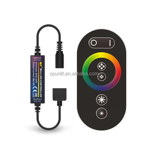 DC5V DC12 24V RF Wireless RF 6 tasti full touch RGB LED striscia di luce Controller PWM 72W 6A RGBW CCT LED Dimmer LED controller LED - Product Image 1