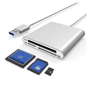 高品质超高速USB 3.0 3合1外部读卡器，适用于微型SD/CF/tf卡 - Product Image 4