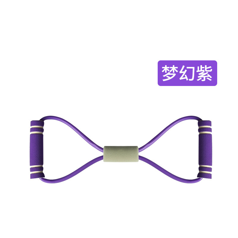 Two-tone figure 8 in purple