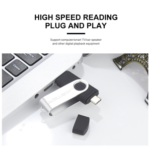 Xoay Memory Stick USB 3.0 Loại C <span class=keywords><strong>Pendrive</strong></span> 16GB 32GB 64GB 128GB 256GB kép Android USB C Flash Drive 2 trong 1 cho điện thoại di động - Product Image 3