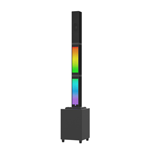 Barra de sonido Bluetooth estilo cine en casa ensamblada inalámbrica con luz ambiental y subwoofer - Product Image 2