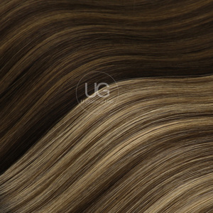 Uglamour bán chạy nhất cao cấp liền mạch Straight & Wave & xoăn Vòng Nano tóc thực sự con người phần mở rộng tóc - Product Image 4