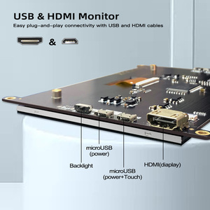 Touchscreen Small IPS 1024*600 Hmi 10 Zoll kapazitiver Touchscreen 5 7 10,1 TFT LCD-Modul 10 Zoll Raspberry Pi Display - Product Image 3