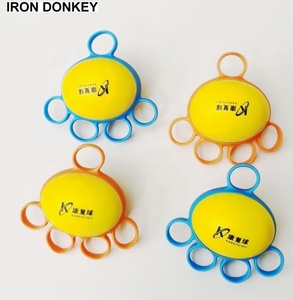 IRONDONKEY Finger Grip Strength <strong>Ball</strong> Massage Rehabilitation Training Exercise Finger Strength <strong>Loop</strong> Grip Strength Device - Product Image 2