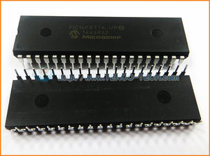 PIC16F877A-I/P MCU 8-bit PIC16 PIC RISC 14.3KB Flash 5V 40-Pin SOIC Tubo elettronico componenti - Product Image 2