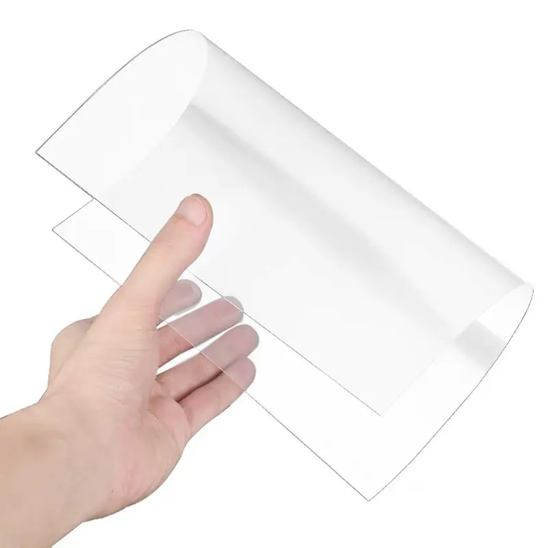 Lembar PVC Plastik Transparan Jelas Kaku PVC Roll Glossy/Matt Laminasi Pvc Lembar Plastik Roll untuk Thermoforming