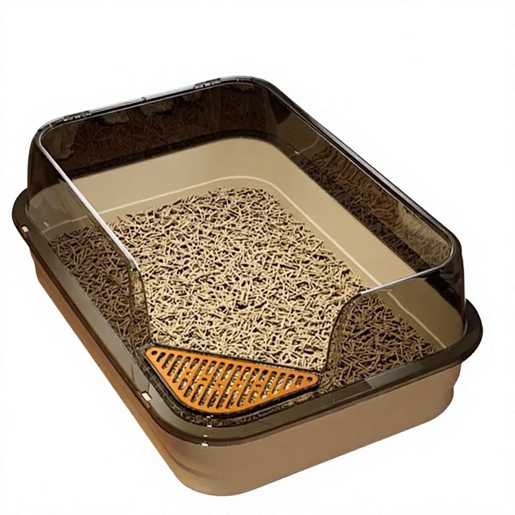 Caja cuadrada extra grande de 35 jin, color blanco crema.
