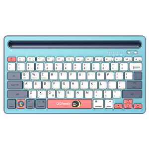 Teclado silencioso inalámbrico BT Mini teclado para tabletas IOS y Android Windows Teclado inalámbrico