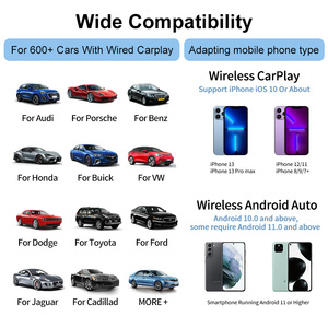 אפל carplay לנד רובר מפעל OEM רכב <span class=keywords><strong>USB</strong></span> חוטית לשחק carplay כדי אלחוטי וטלפון יצוק שיקוף