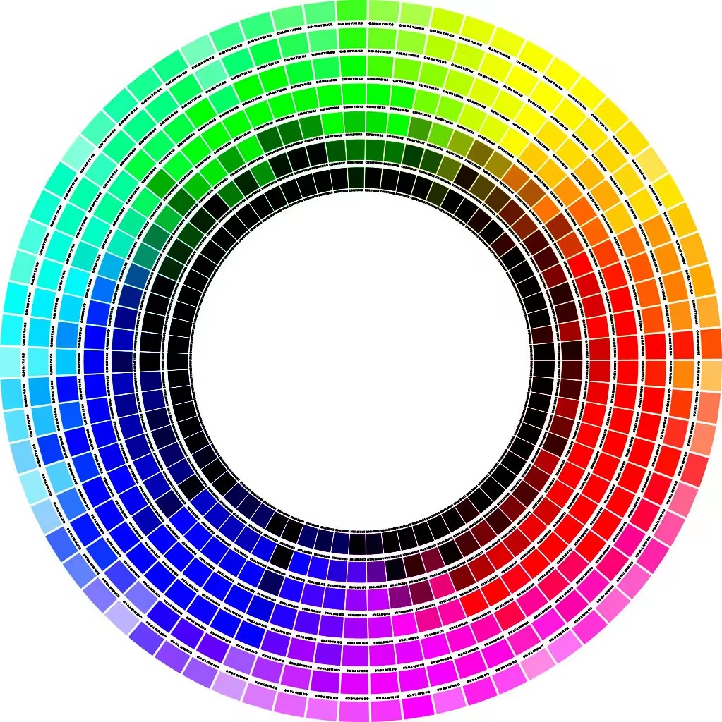 Colores mezclados