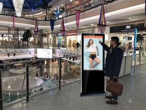 32 43 55 Inch Indoor Digital Signage Kiosk with Touch Screen <strong>Function</strong> <strong>LCD</strong> <strong>Display</strong> Advertising Totem for Shopping Mall Bank - Product Image 6
