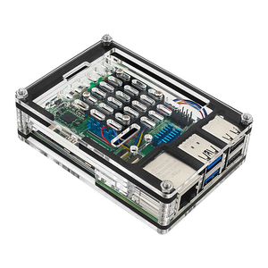 <strong>Raspberry</strong> <strong>Pi</strong> 5 Transparent Acrylic <strong>Case</strong> 9 Layer Acrylic Protective Enclosure Housing <strong>Case</strong> - Product Image 5
