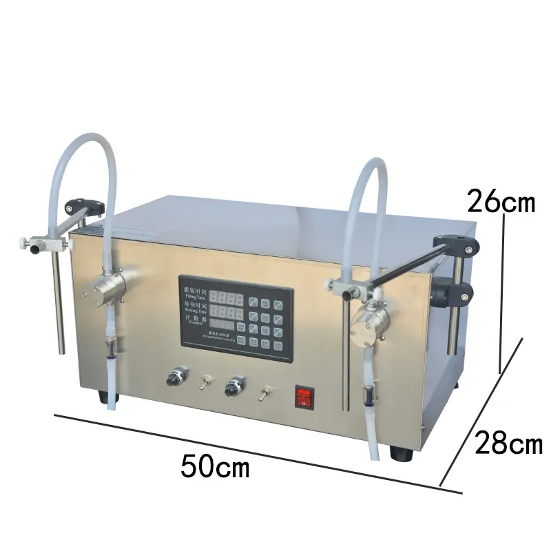 5-5000ml Magnet pumpe Einkopf-Flüssigkeits füller