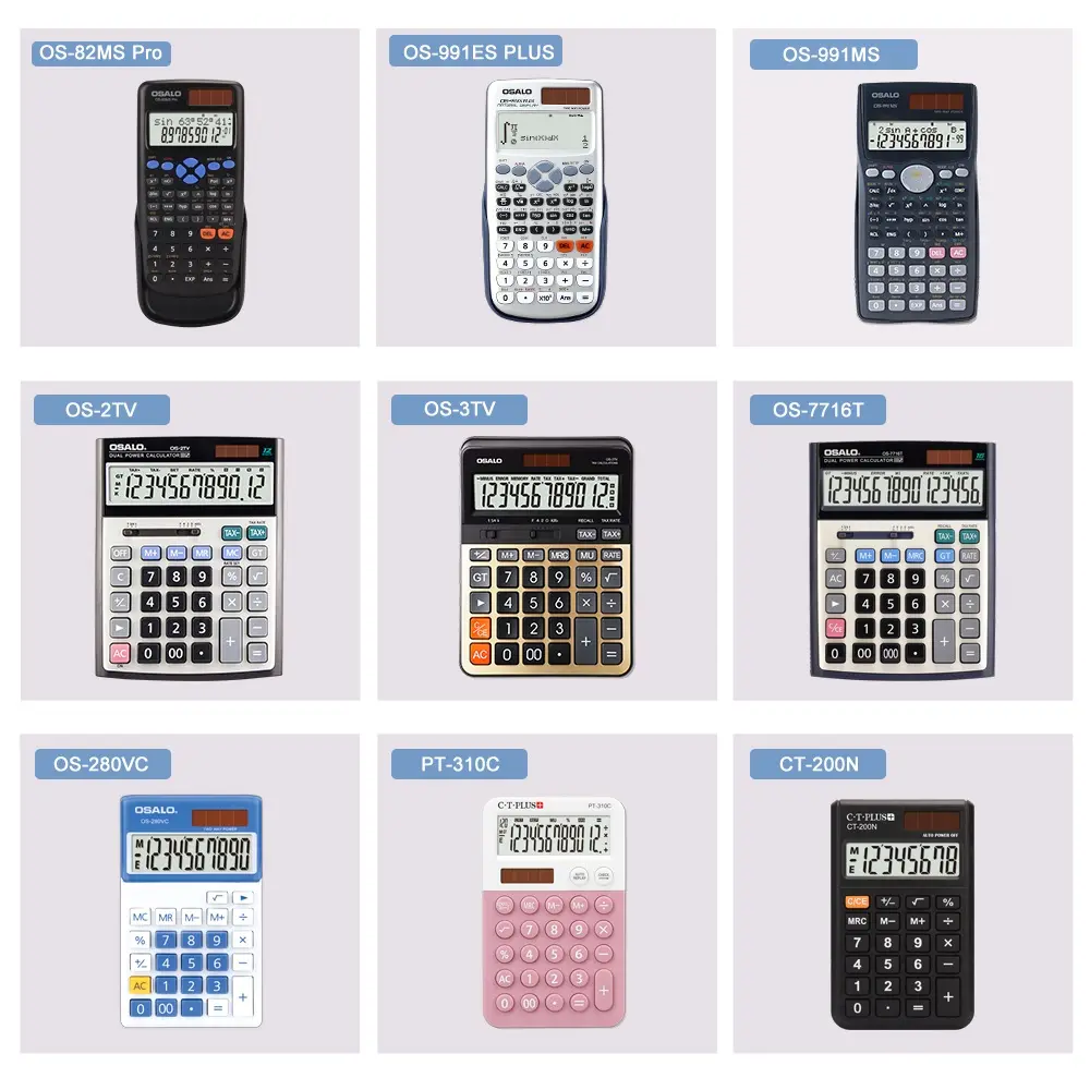 Wetenschappelijke Calculator Sx-991es Plus Calculadora Cientifica Pocket Desktop Mini Elektronische Wiskunde Aangepaste Logo Rekenmachines