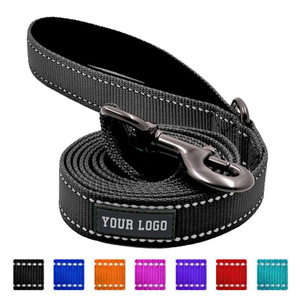 Hai mặt Phản chiếu Nylon Pet dẫn Heavy Duty web nylon khâu Dây Xích Chó với đệm xử lý - Product Image 3