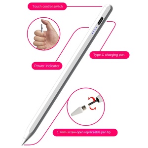 2024 power indicator android <strong>stylus</strong> universal <strong>stylus</strong> <strong>pen</strong> for ipad tablet smart board phone with custom logo - Product Image 2