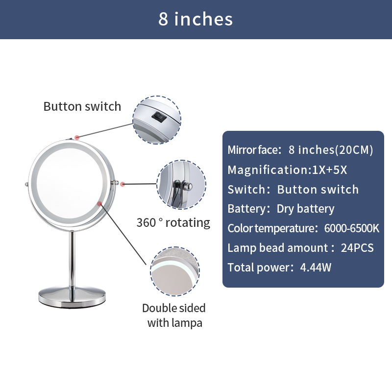 8inch F1009 Battery button,1X+5X