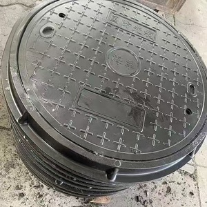 Venta directa de fábrica Cubiertas de alcantarilla de fibra de vidrio que adoptan tecnología de formación de moldes suaves para el procesamiento de corte de varias tuberías - Product Image 3