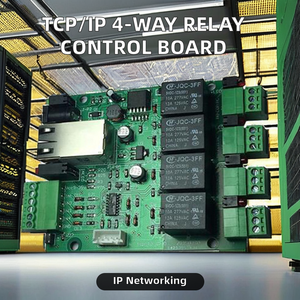 Biometrische Zugangs kontrolle Ethernet-Netzwerks chnitt stelle Relais karte TCP/IP-Steuerung 4-Wege-Schalttafel