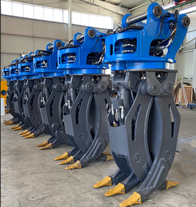 Thủy lực rotator đá gỗ xoay log vật lộn cho máy xúc máy kéo loader gỗ cẩu 3 điểm Hitch lâm nghiệp vật lộn - Product Image 3