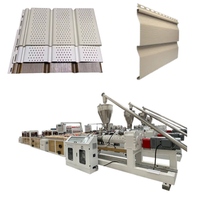 Bau Gebäude ASA PVC Abstellgleis Vinyl <span class=keywords><strong>Panel</strong></span> Schlauch Außenwand verkleidung Board Profil Kunststoff Extrusion maschine