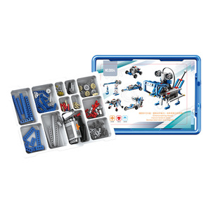 395 + pezzi giocattoli di ingegneria scientifica Robot intelligente programmabile costruire blocco Set meccanico per bambini tecnico educativo giocattolo - Product Image 4