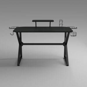 Mesa de Juego plegable de diseño moderno ergonómico, escritorio de ordenador de madera de metal con superficie MFC con función extensible para uso escolar - Product Image 4