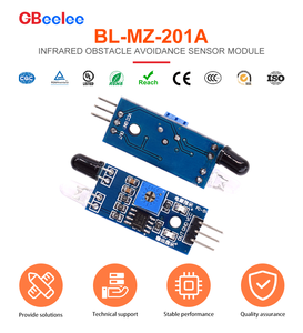 Đen trắng dòng nhận dạng Khoảng cách điều chỉnh quang điện chuyển đổi tránh xe tránh chướng ngại vật cảm biến IR mô-đun rào cản - Product Image 3