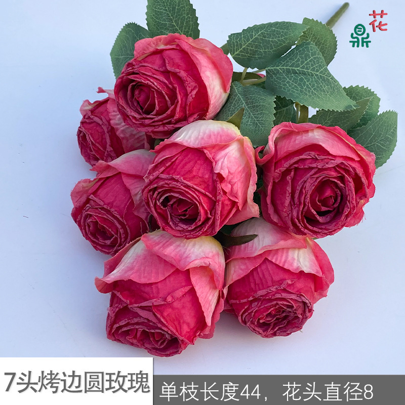 7-head roasted round rose GY, magenta