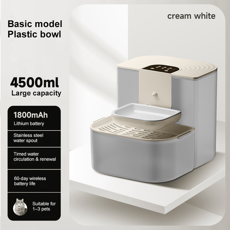 Milk white plastic bowl