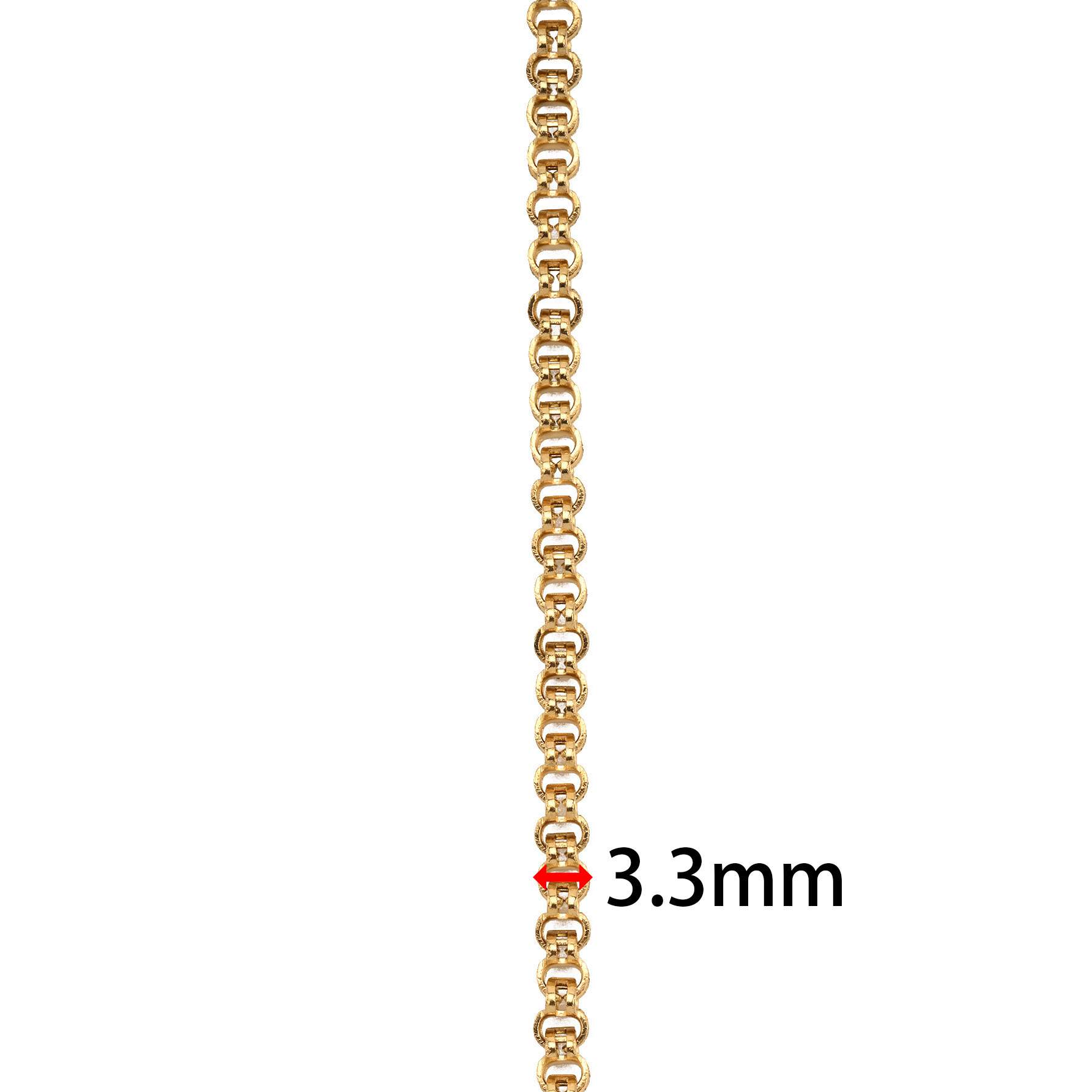 Hollow box 3.3mm