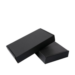 3 lớp sóng hộp giấy trong màu đen sẵn sàng để tàu kraft giấy bưu phẩm hộp vận chuyển hộp biểu tượng tùy chỉnh cho doanh nghiệp nhỏ - Product Image 1