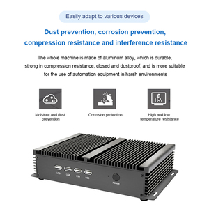 Custom Mini Industrial Control <strong>PC</strong> Fanless Mini Box <strong>PC</strong> with Intel Chipset Used Industrial Embedded Computer - Product Image 3
