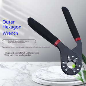 六角多用途扳手魔术可调开口扭力扳手手动夹紧五金工具 - Product Image 5