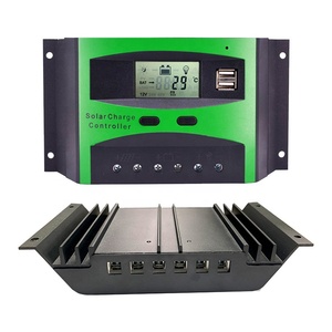 智能12V 24v汽车太阳能电池板充电控制器20A 30A 40A 50A 60A脉宽调制太阳能充电控制器 - Product Image 2
