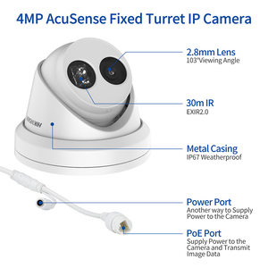 DS-2CD2343G2-IU 4 MP AcuSense torretta fissa telecamera di rete hik telecamera di sicurezza per la casa esterna - Product Image 4