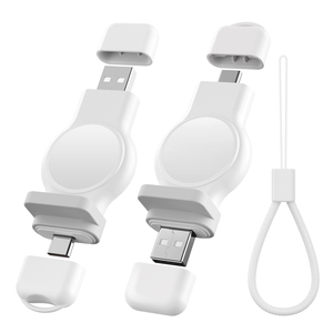 ที่ชาร์จแม่เหล็กแบบพกพา USB-A พอร์ต USB-C ช่องชาร์จแบบไร้สายเครื่องชาร์จสมาร์ทวอทช์สำหรับ Apple Watch Series 7/8/9/10 - Product Image 2