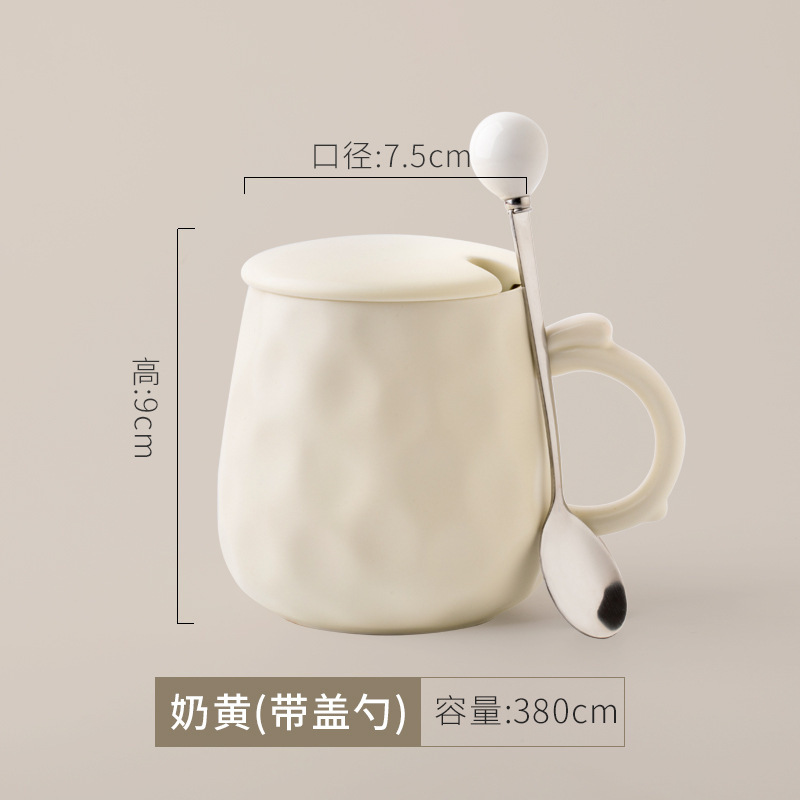Custard with lid spoon